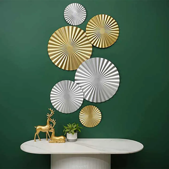 ديكور حديث على الحائط من الحديد ديكور فني - Modern Iron Wall Decor Art Living Room Sofa