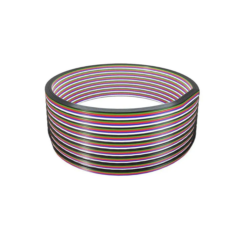 22 AWG 5 Conductor RGBW Cable 1 ft