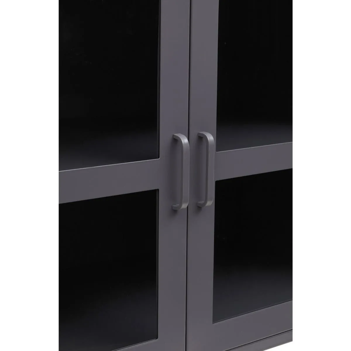 Acier Three Door Grey Sideboard