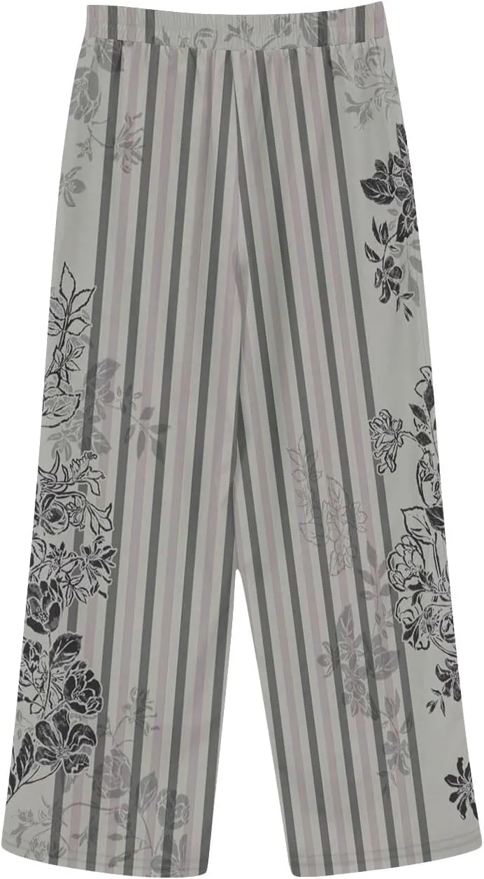aihihe Linen Capri Pants for Women Summer Casual Cropped Pant Button Drawstring Lounge Pant Beach Travel Trousers with Pocket