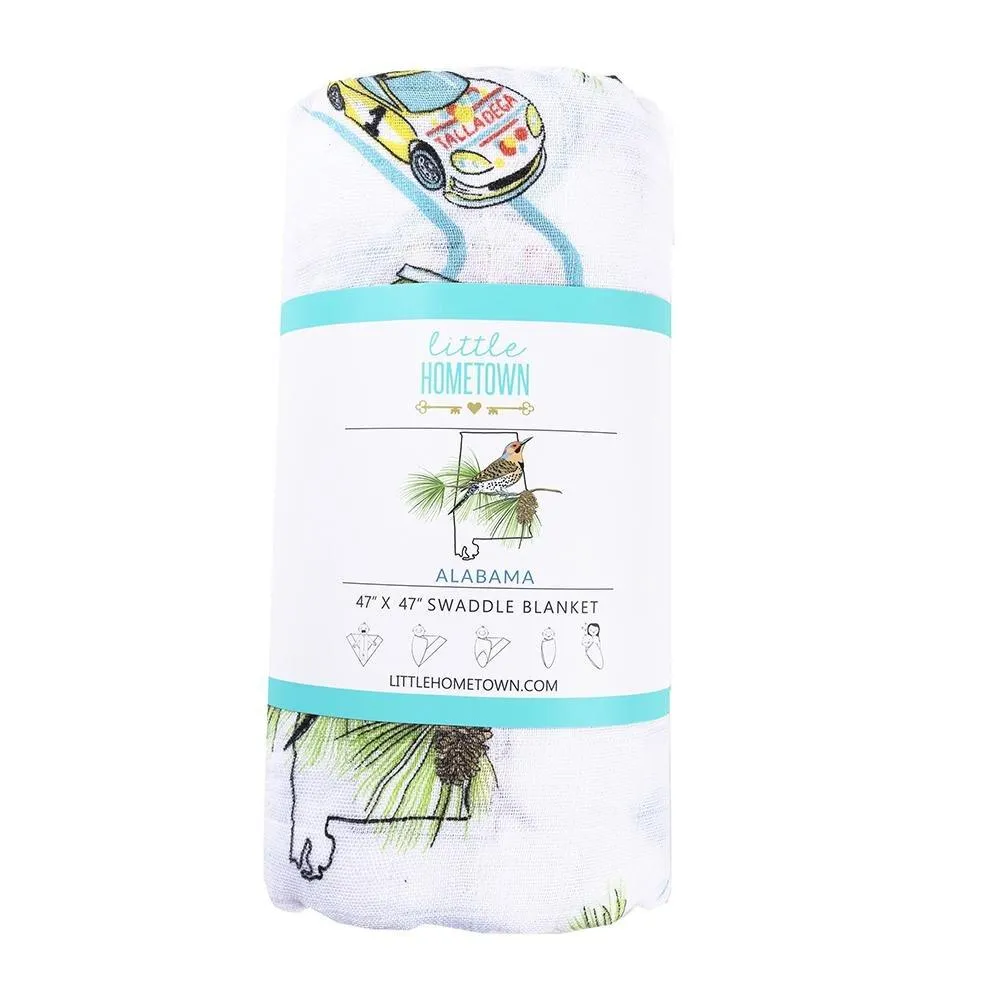 Alabama Baby Swaddle Blanket