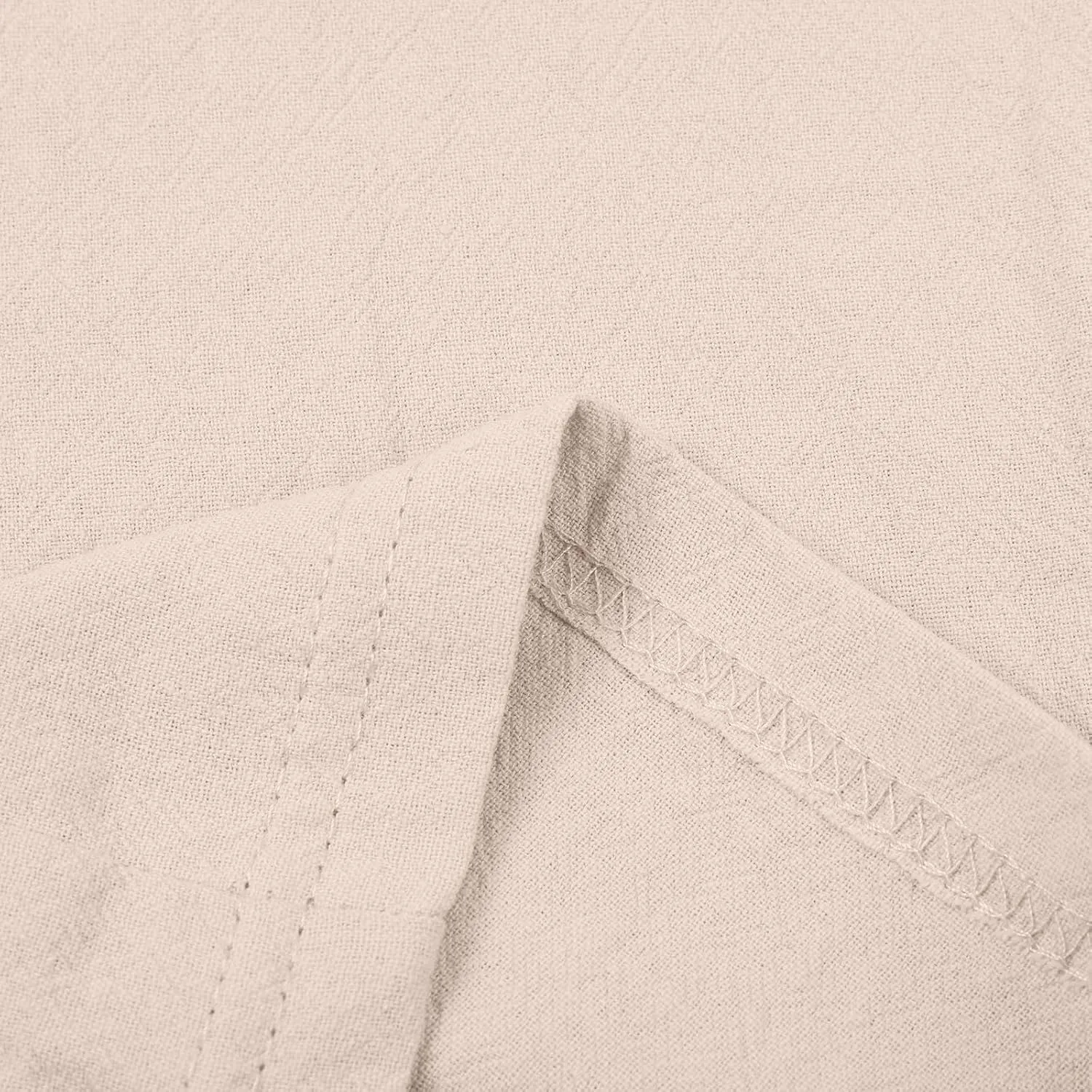 Alalaso Mens Long Pants Drawstring Stretch Trendy Cotton Linen Casual Summer Wicking Breathable Solid Color Trousers