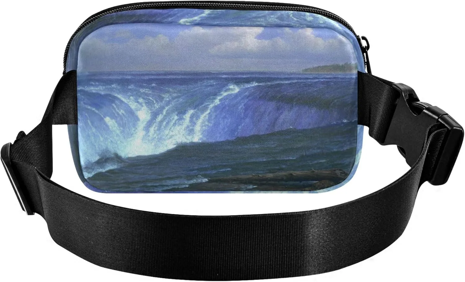 Albert Bierstadt Niagara Falls Scenery Women Fanny Packs Waterproof Large Hip Belt Bag Cute Cross Body Waist Pack