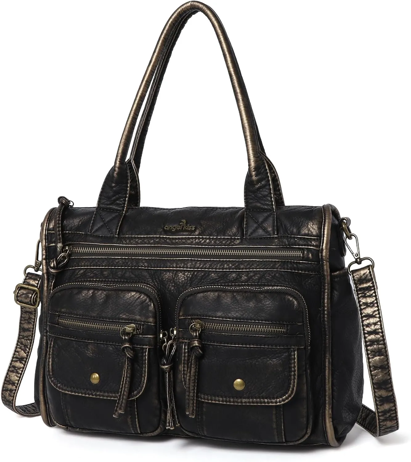 Angelkiss Purses and Handbag for Women Soft Leather Hobo Bags Satchel Shoulder Bags Ladies Tote Crossbody Bag