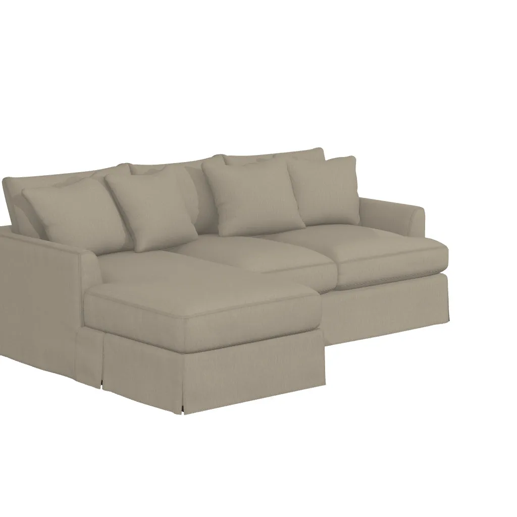 Ava Chaise Slipcovered Sofa by Couch.com