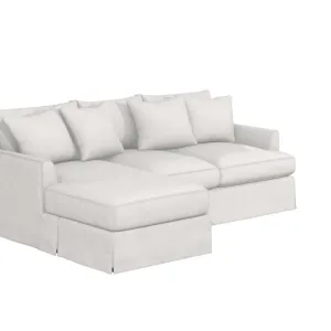 Ava Chaise Slipcovered Sofa by Couch.com