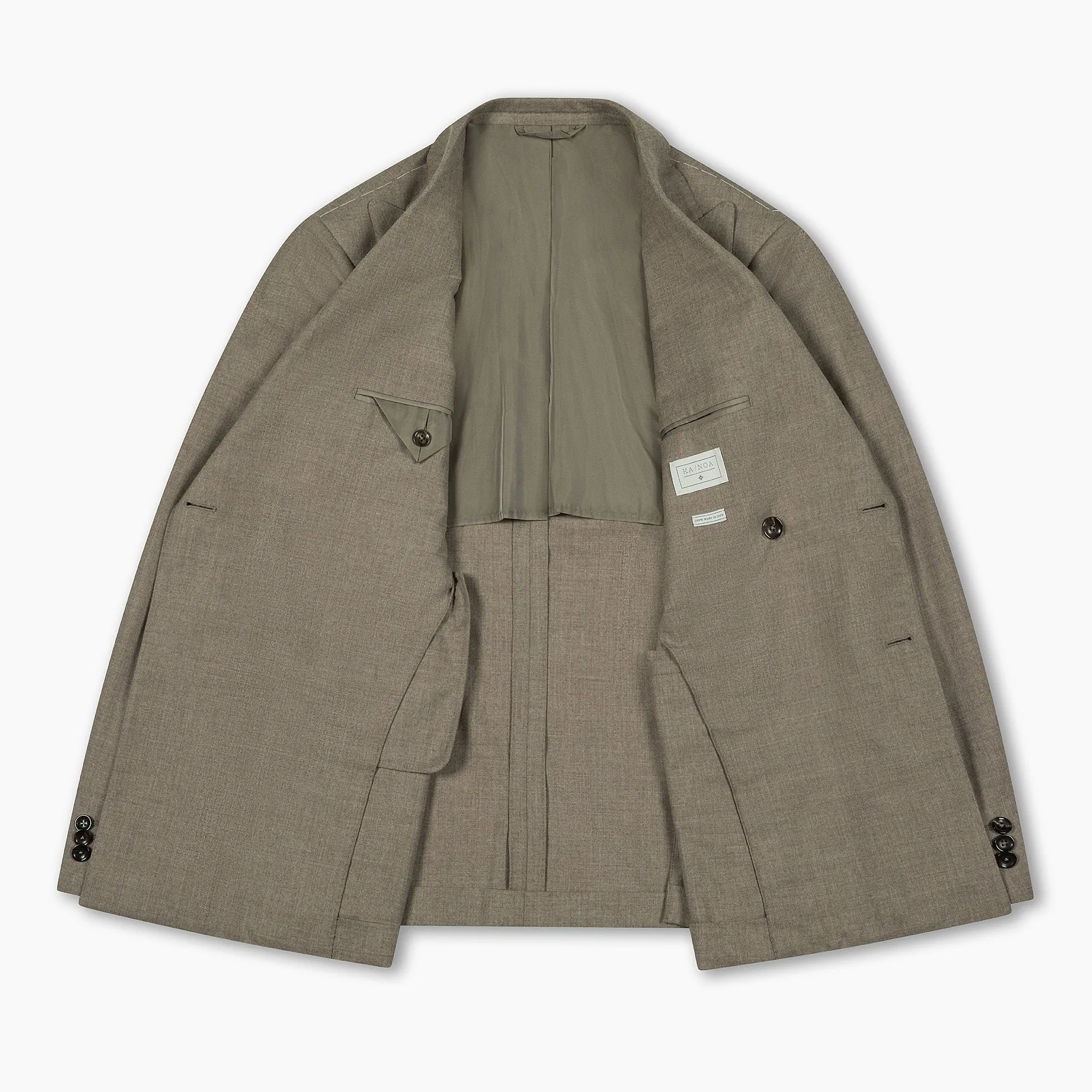 Beckett double breasted blazer in Superlight stretch Cashmere