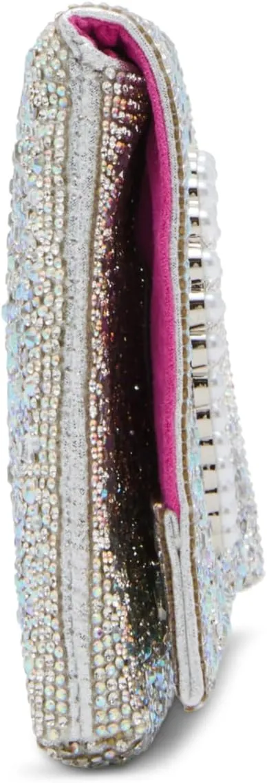 Betsey Johnson Soft Rhinestone Clutch