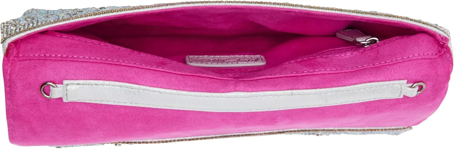 Betsey Johnson Soft Rhinestone Clutch