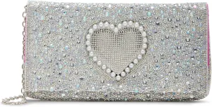 Betsey Johnson Soft Rhinestone Clutch