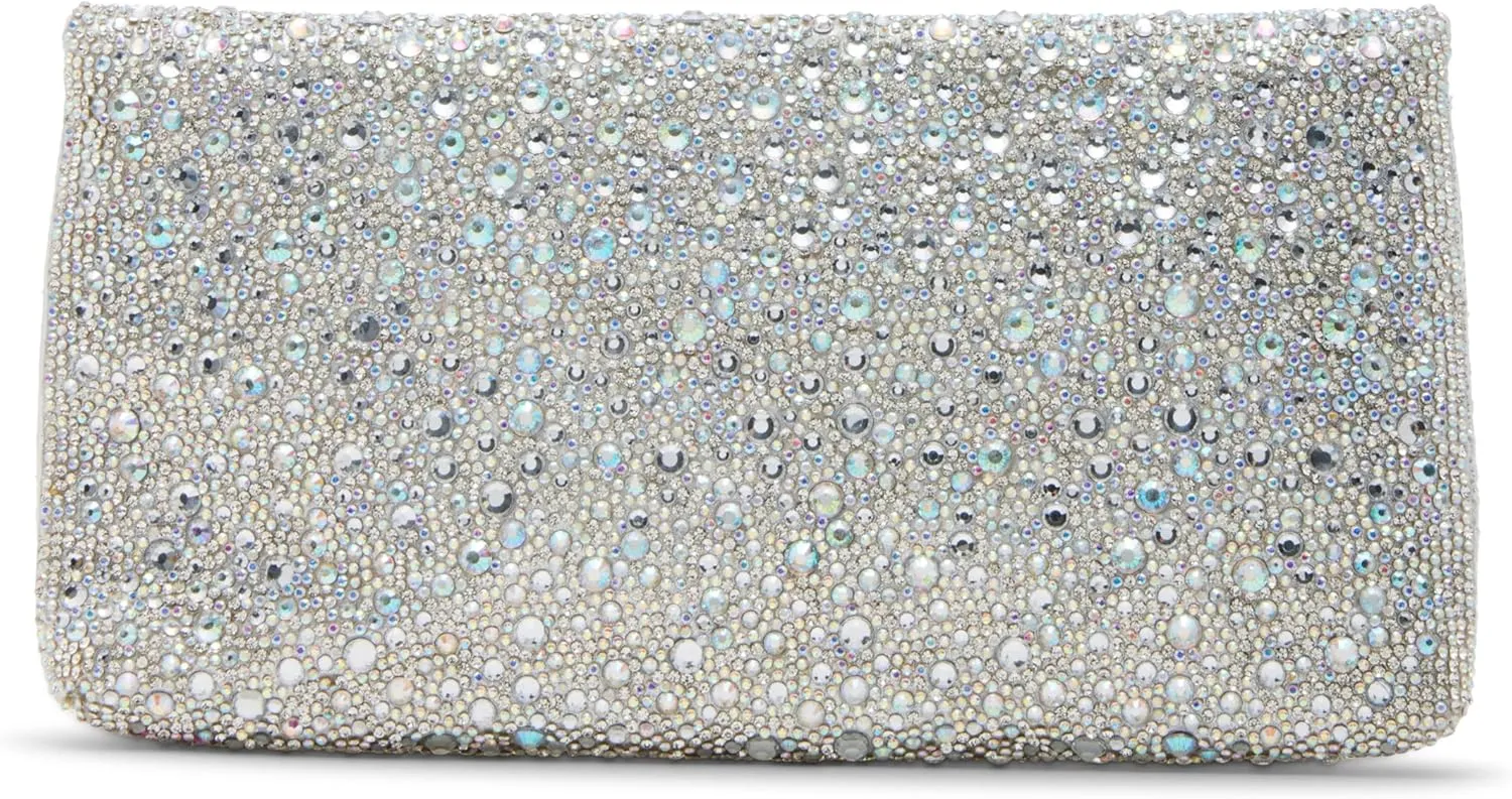 Betsey Johnson Soft Rhinestone Clutch