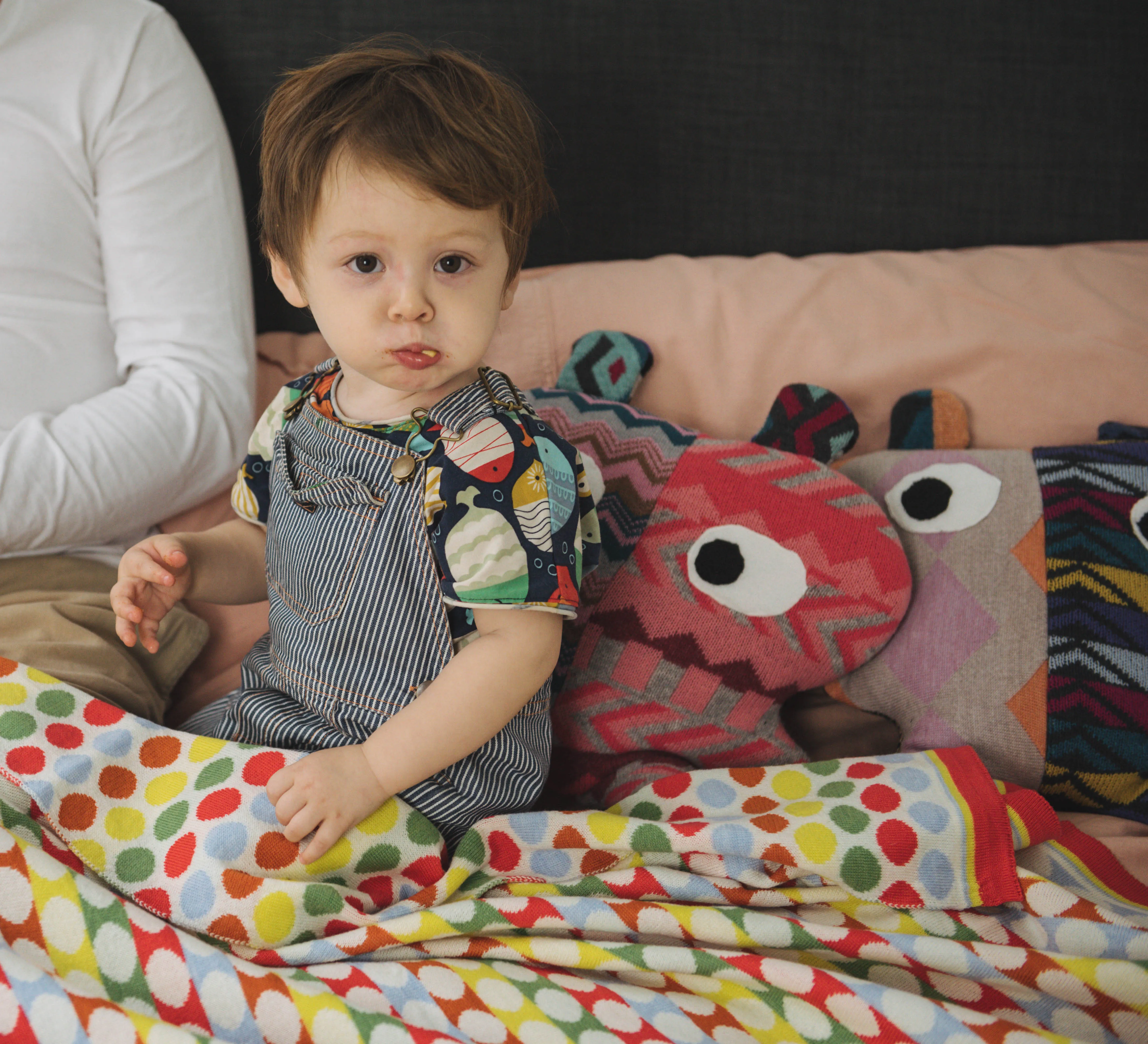 BLANKETS - RAINBOW LOVE - BABY BLANKETS