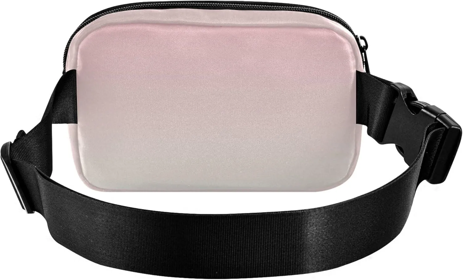 Blush Pink Gradient Fanny Packs for Women Waterproof Belt Bag Hip Pouch Festival Travel Waist Pouch