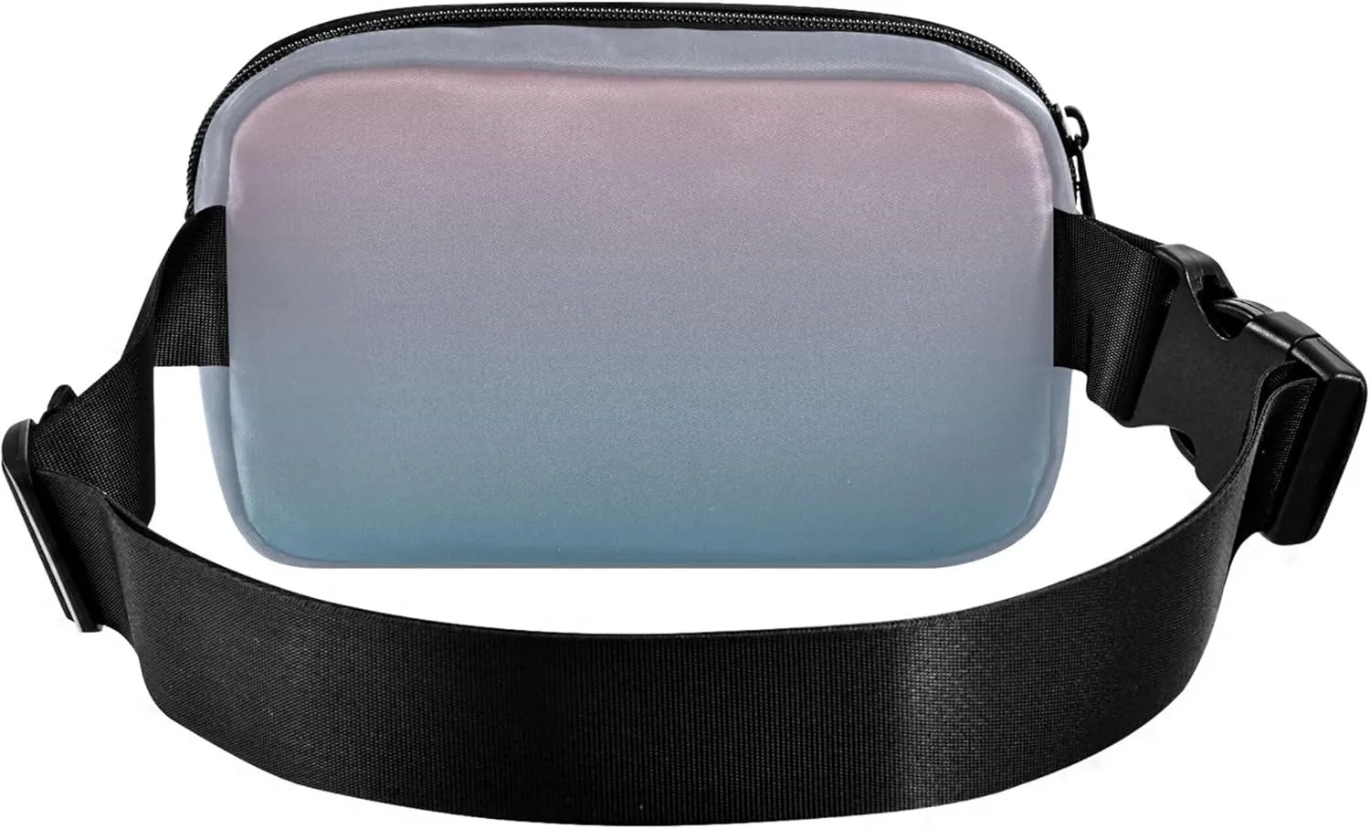 Blush Pink Saxe Blue Gradient Women Fanny Packs Waterproof Everywhere Belt Bag Cute Cross Body Waist Purse