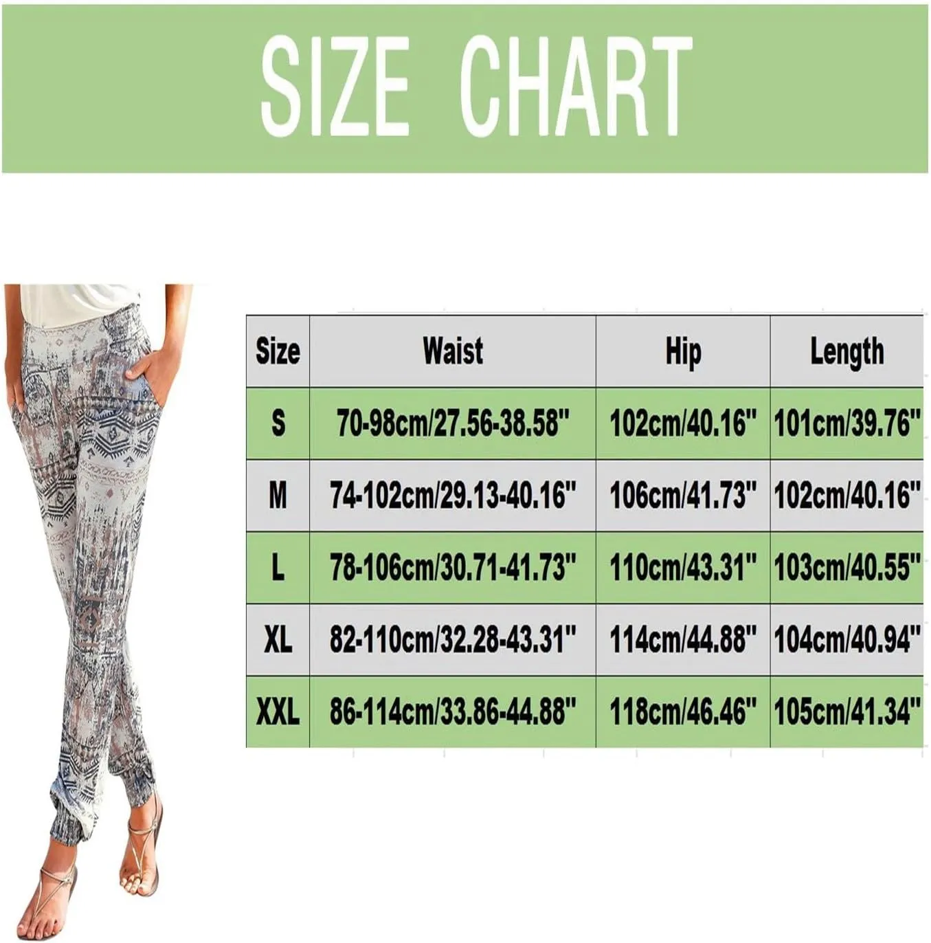 Boho Pants for Womens 2025 Summer Vacation High Waisted Elastic Drawstring Tapered Pants Loose Fit Casual Comfy Trousers