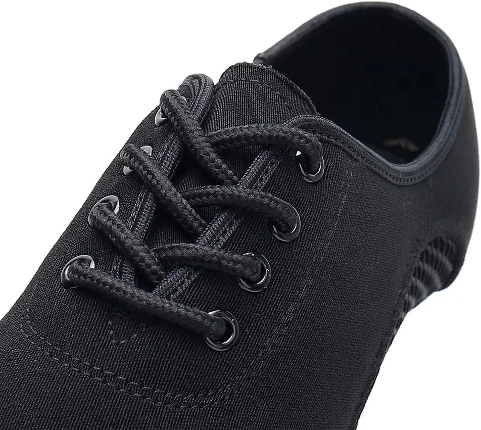 Boys/Gilrs lace-up Dance Shoes Women Ballroom Dance Practice Shoes Low Heel for Latin Tango Salsa Dance Performence Training