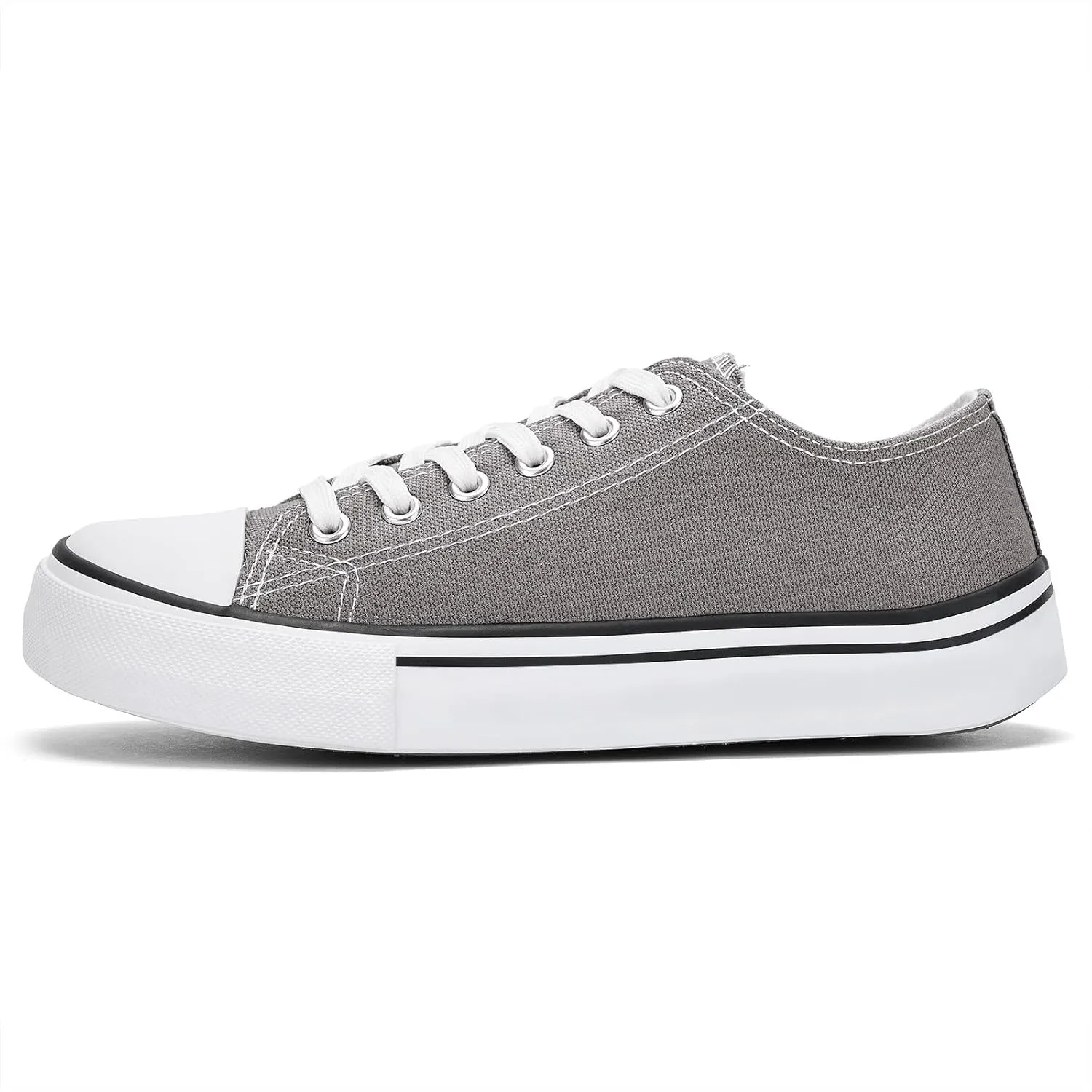 Canvas Shoes for Women Classic Fashion Sneakers Lace Up Low Top Canvas Casual Sneakers Lightweight Breathable Comfort Wide Toe Shoes