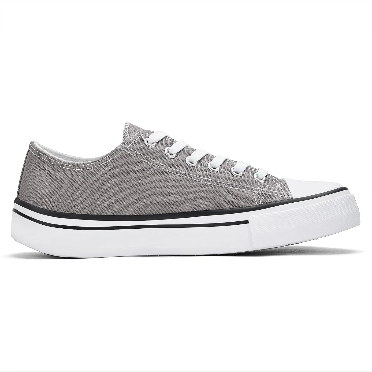 Canvas Shoes for Women Classic Fashion Sneakers Lace Up Low Top Canvas Casual Sneakers Lightweight Breathable Comfort Wide Toe Shoes