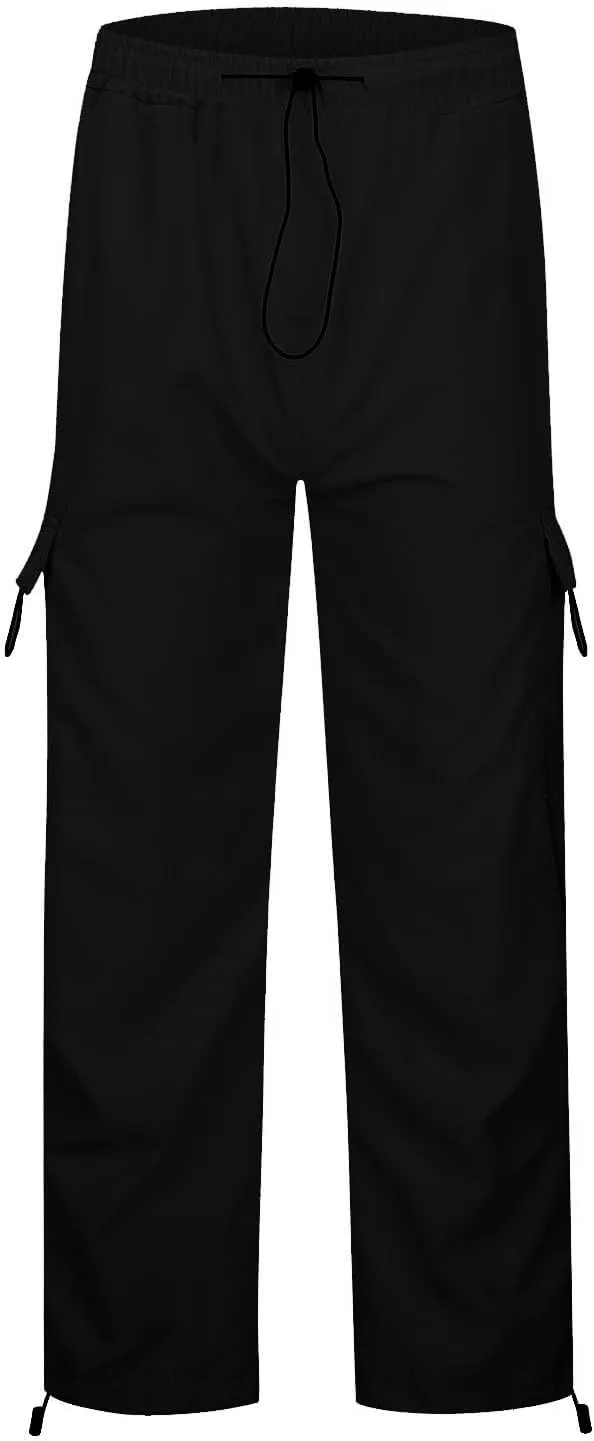 Cargo Pants Women Y2K Baggy Cargo Pants Parachute Pants Trendy Stretchy High Waist Wide Leg Trousers Jogger