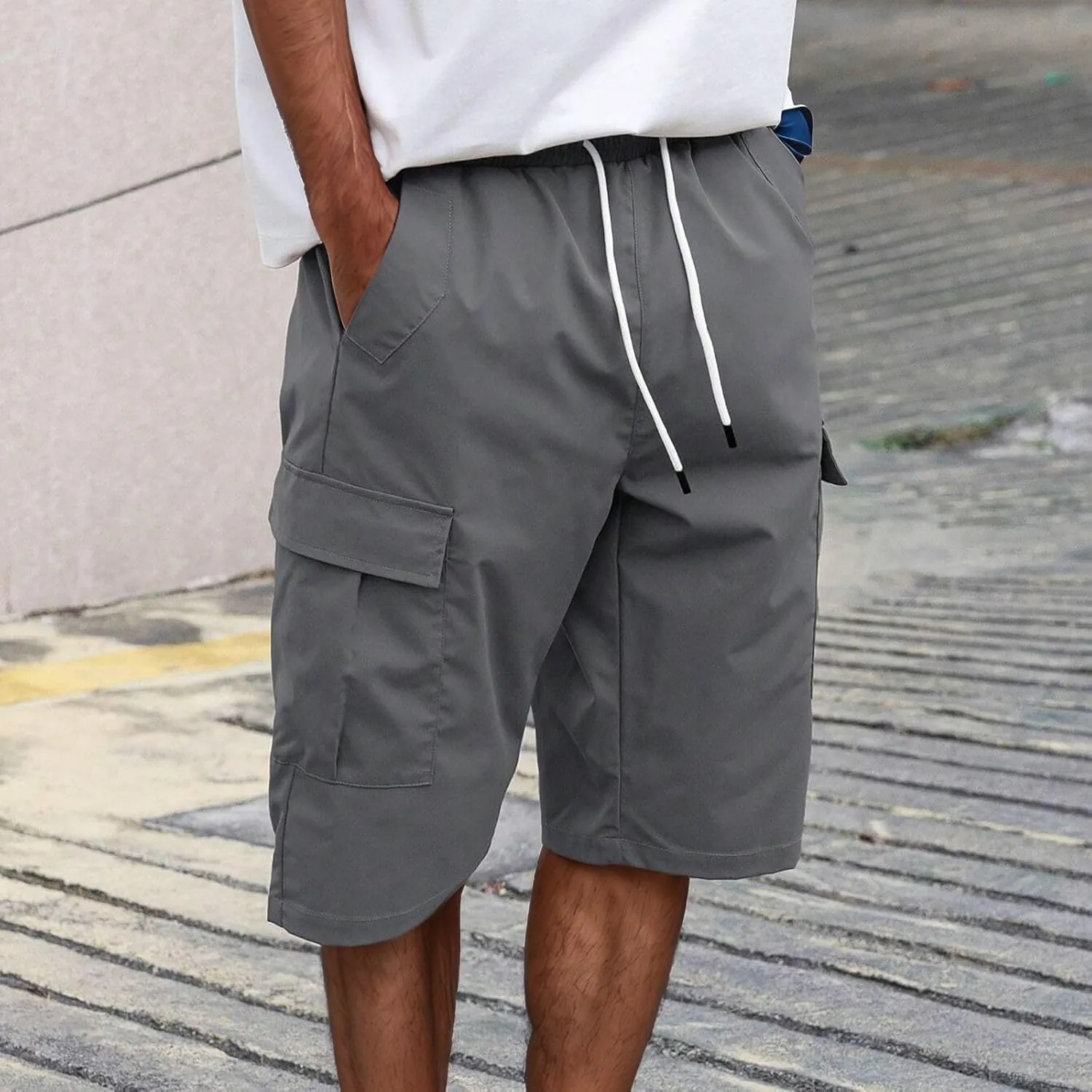 Cargo Sweatpants for Men Slacks Hiking Beach Stretch Joggers Thermal Slim Fit Body Yoga Wide Leg Leather Basketball