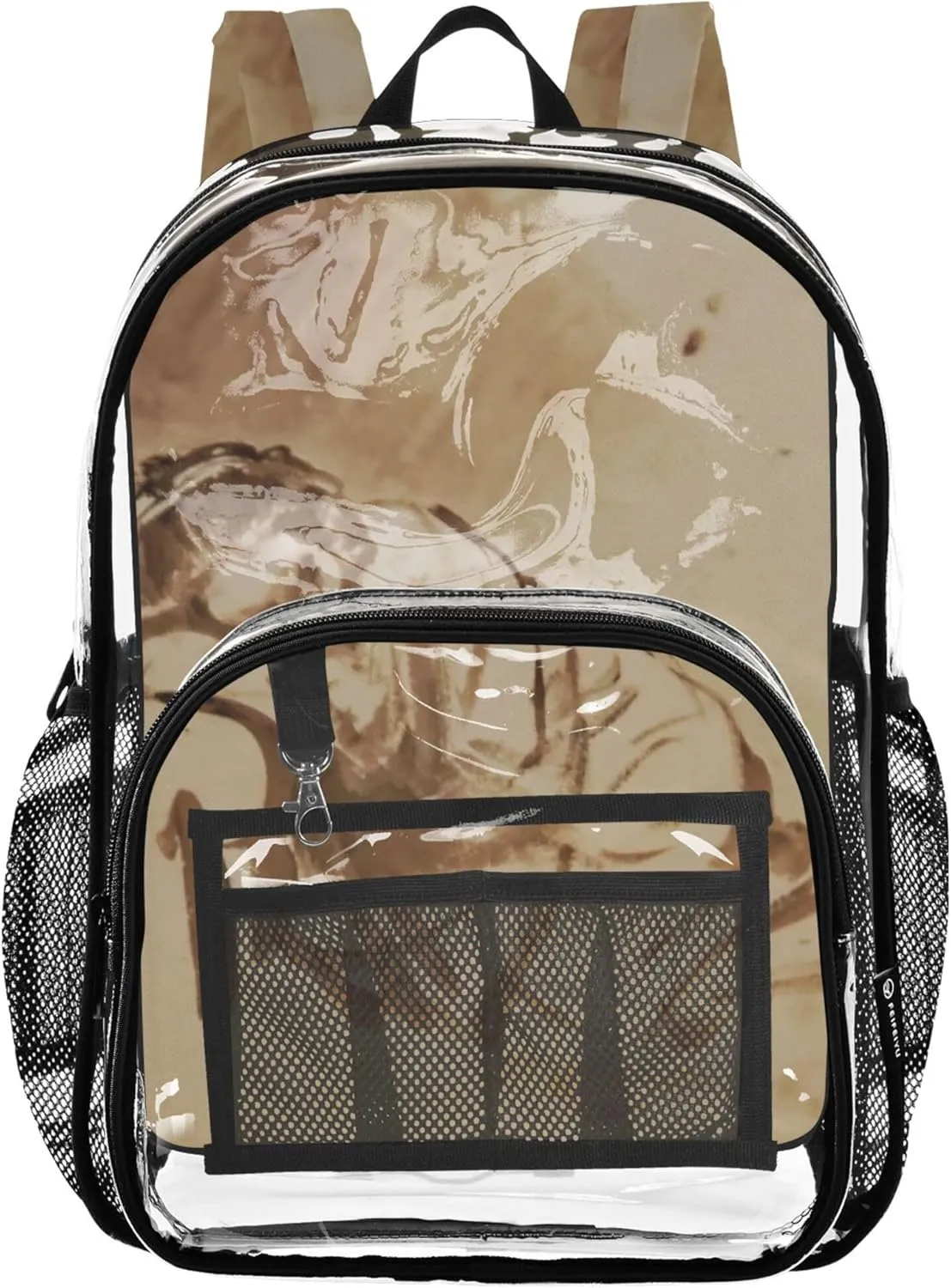Clear Backpack for Women Kids Backpack Boys Girls Approved See through Bag Rembrandt Woman Prints