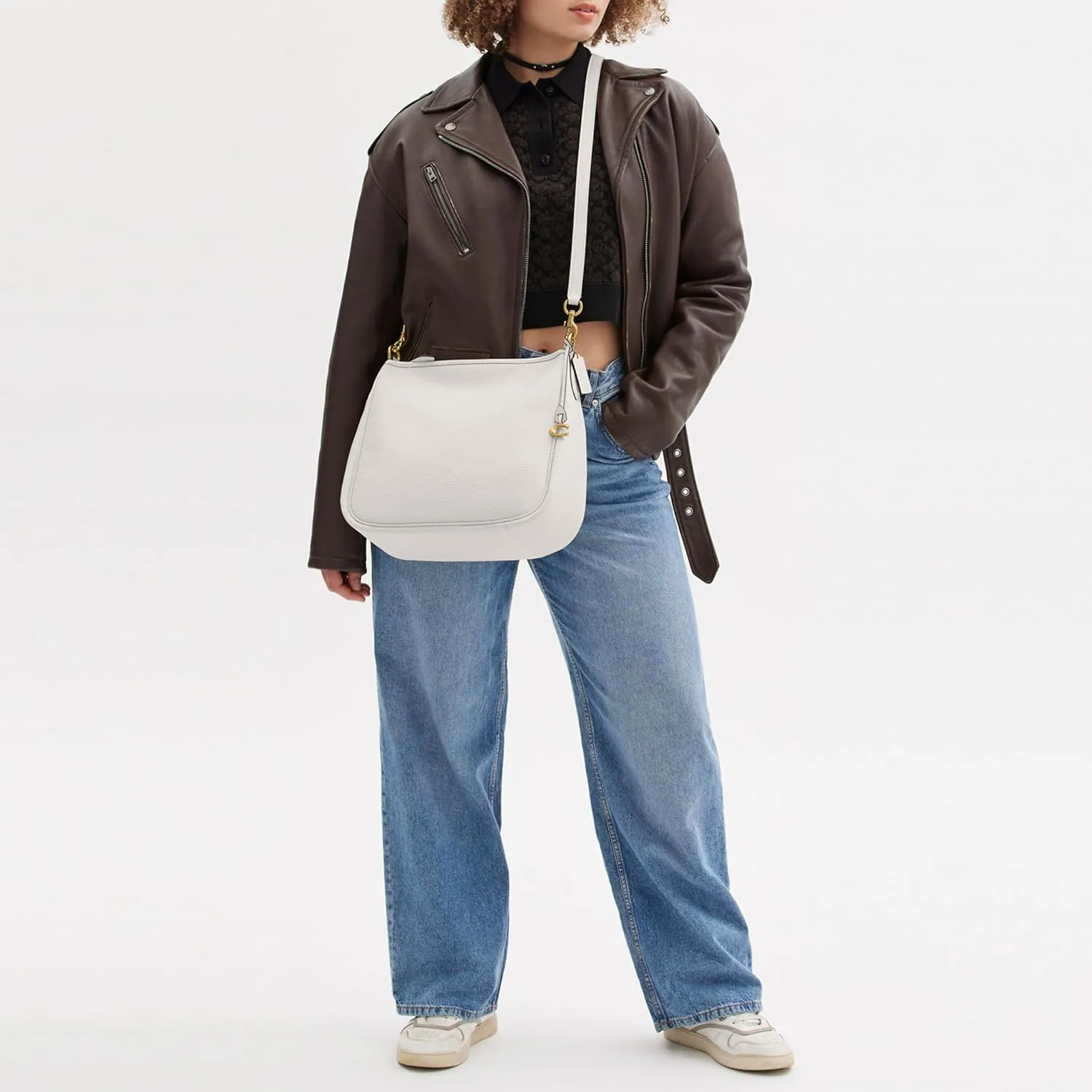 Coach Women's Soft Pebble Leather Cary Shoulder Bag