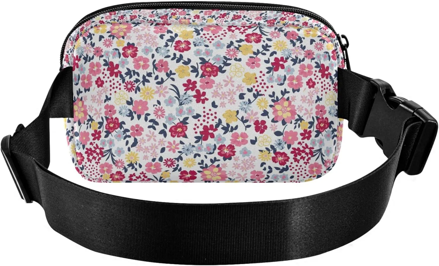 Colorful Cute Ditsy Floral Waterproof Women Fanny Packs Everywhere Belt Bag Designer Crossbody Waist Purse