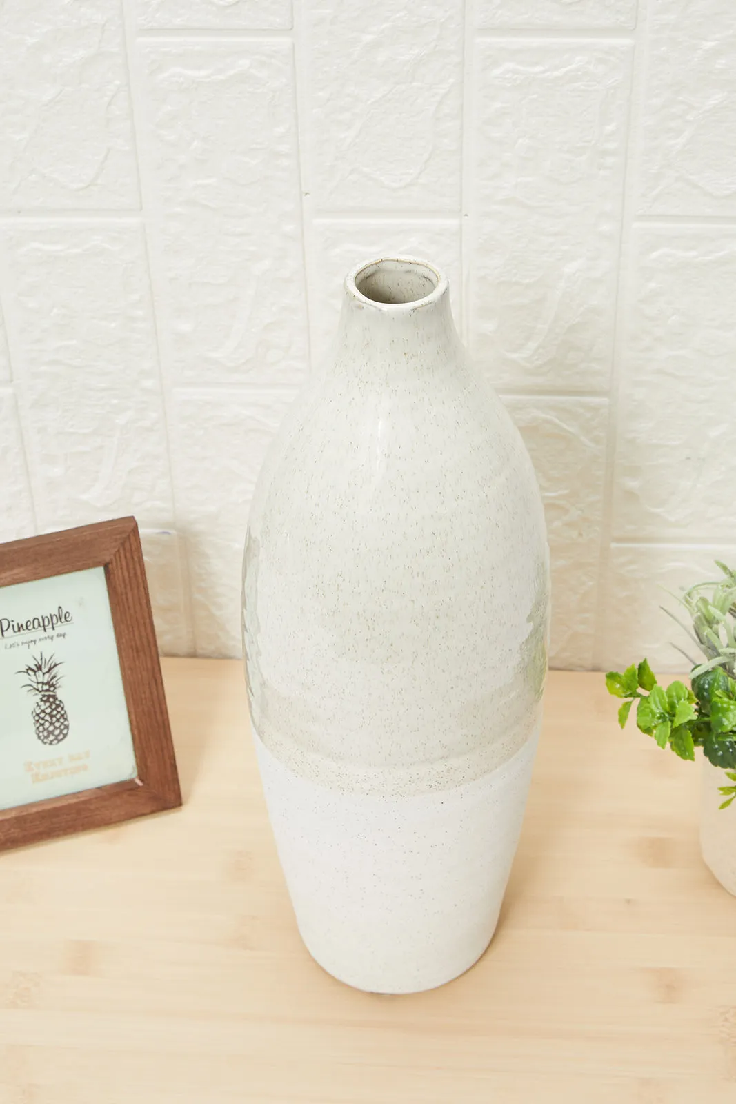 Cream Al Fresco Decorative Ceramic Vase (L)