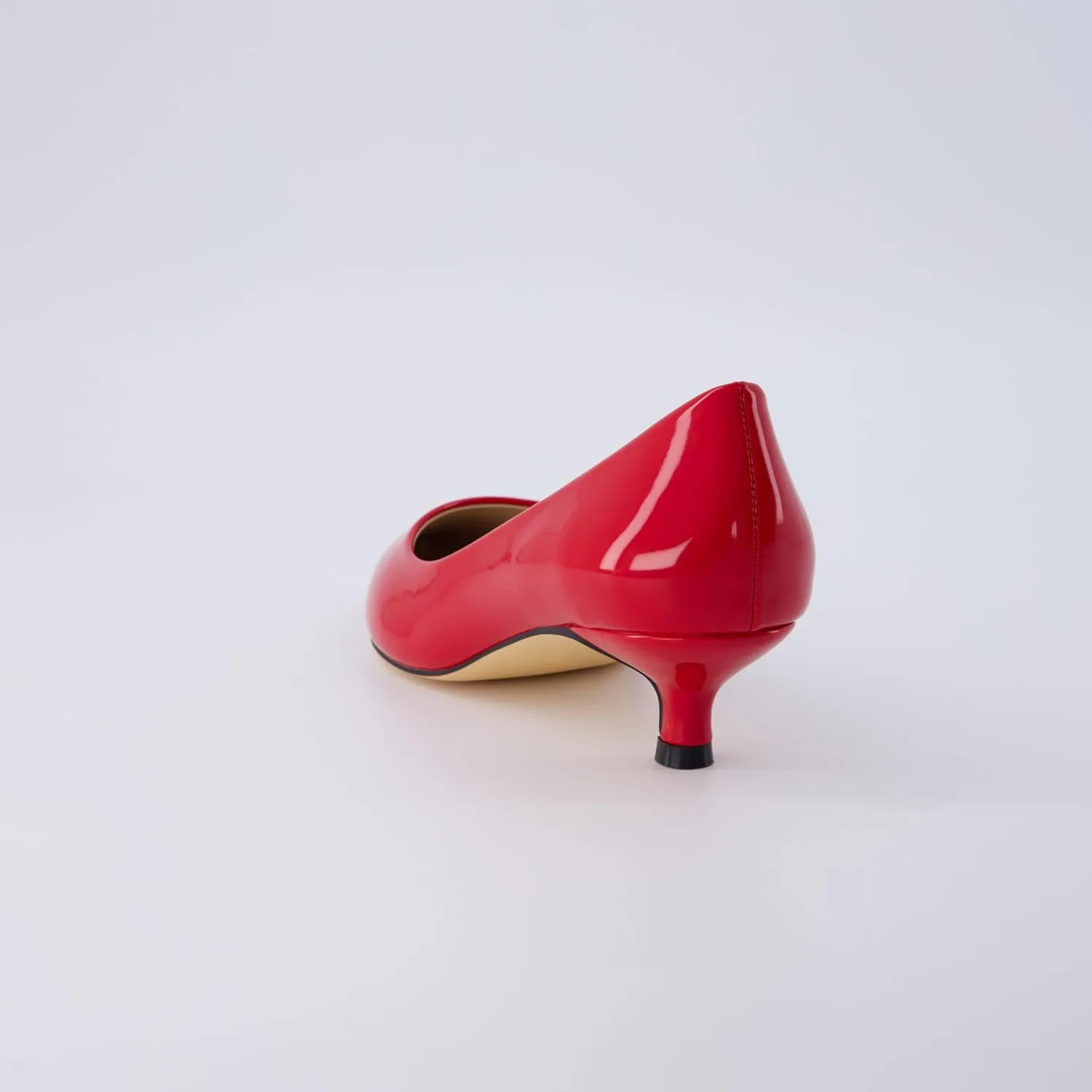 CUSHIONAIRE Women's Bay Kitten Heel Dress Shoe  Memory Foam, Wide Widths Available