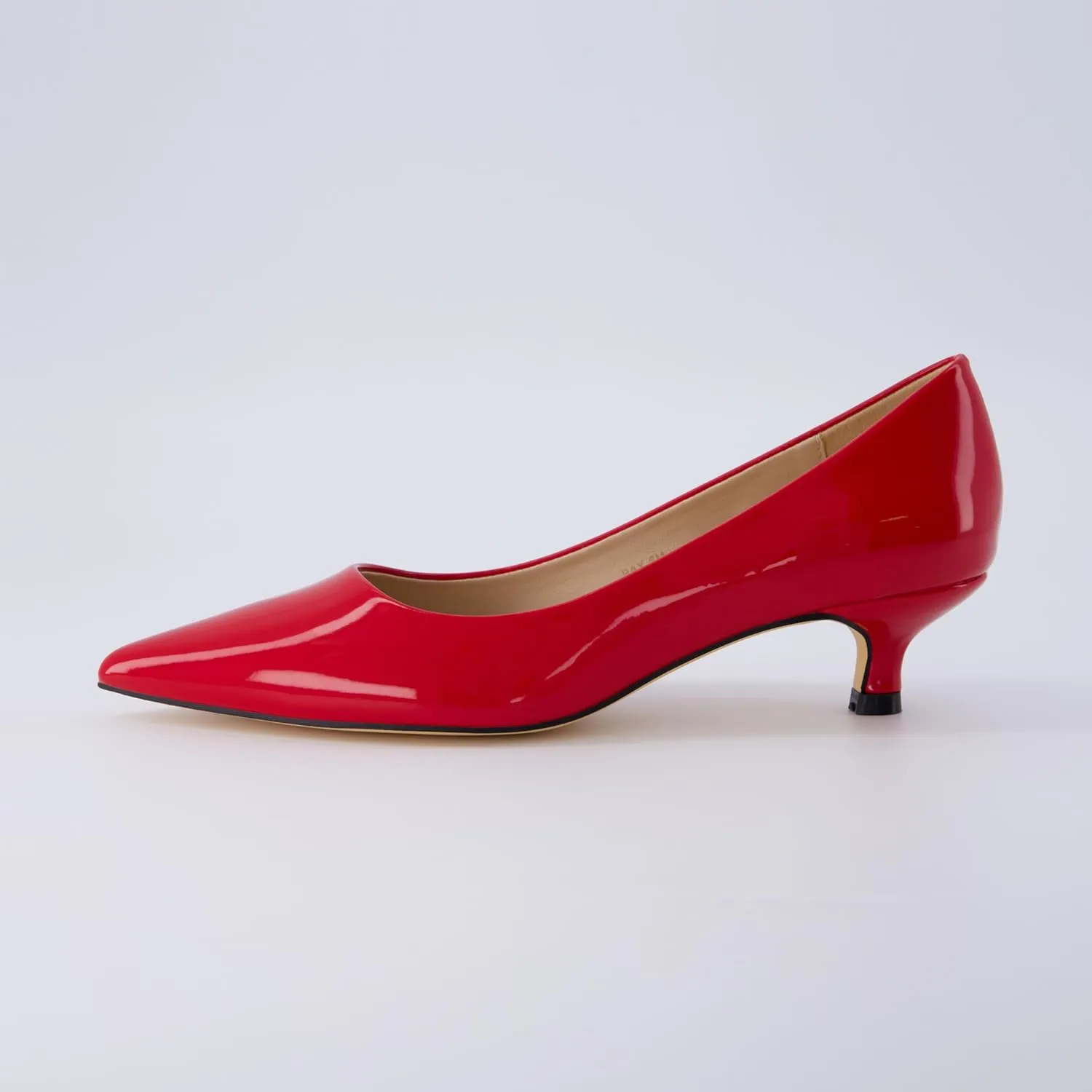 CUSHIONAIRE Women's Bay Kitten Heel Dress Shoe  Memory Foam, Wide Widths Available