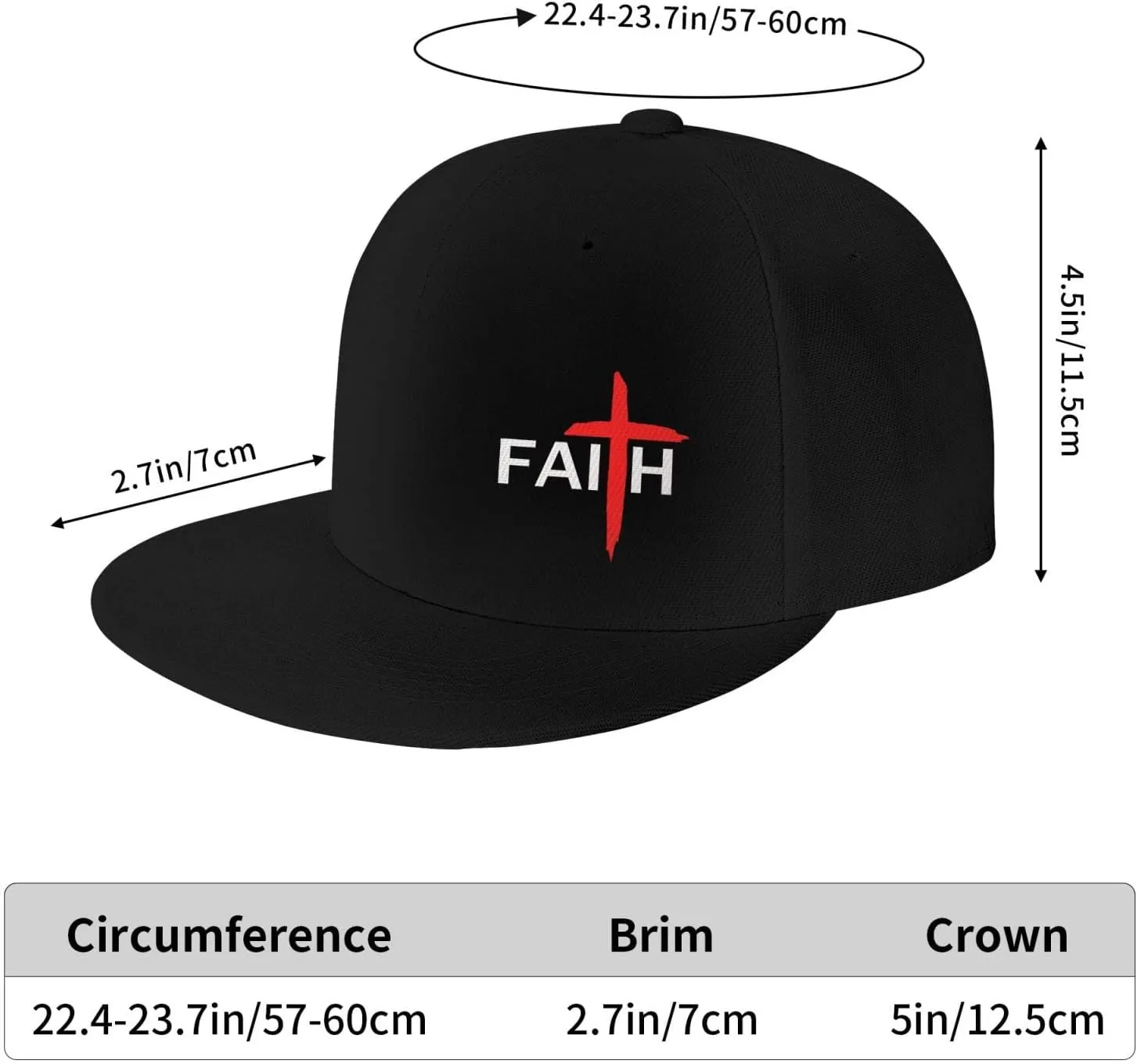 DARLEKS Christian Jesus Cross Hat Religious Flat Bill Brim Baseball caps Cool Hip Hop Men Women Trucker Hats