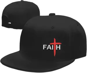 DARLEKS Christian Jesus Cross Hat Religious Flat Bill Brim Baseball caps Cool Hip Hop Men Women Trucker Hats