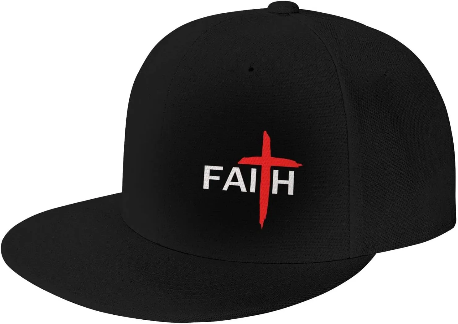 DARLEKS Christian Jesus Cross Hat Religious Flat Bill Brim Baseball caps Cool Hip Hop Men Women Trucker Hats