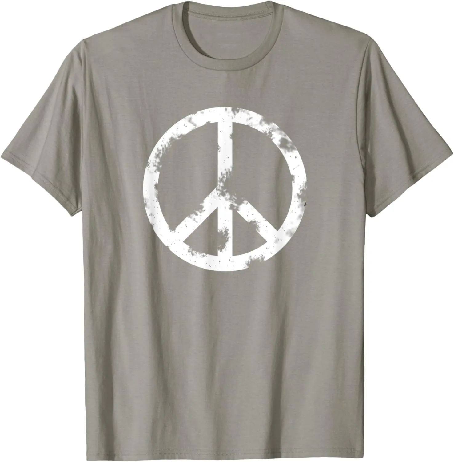 Distressed Hippie Peace Sign Cool Vintage Symbol Men Women T-Shirt