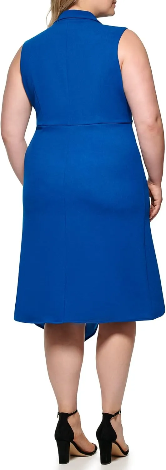 DKNY womens Soft Everyday Asymmeteric Hem Dress