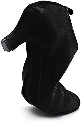 DKZSYIM Women's Fashion Mid Heel Lace-up Breathable Social Practice Ballroom Latin Dance Shoes