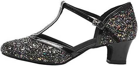 DKZSYIM Women's Professional Latin Dance Shoes Ballroom Wedding Performance Shoes,Model YCL248