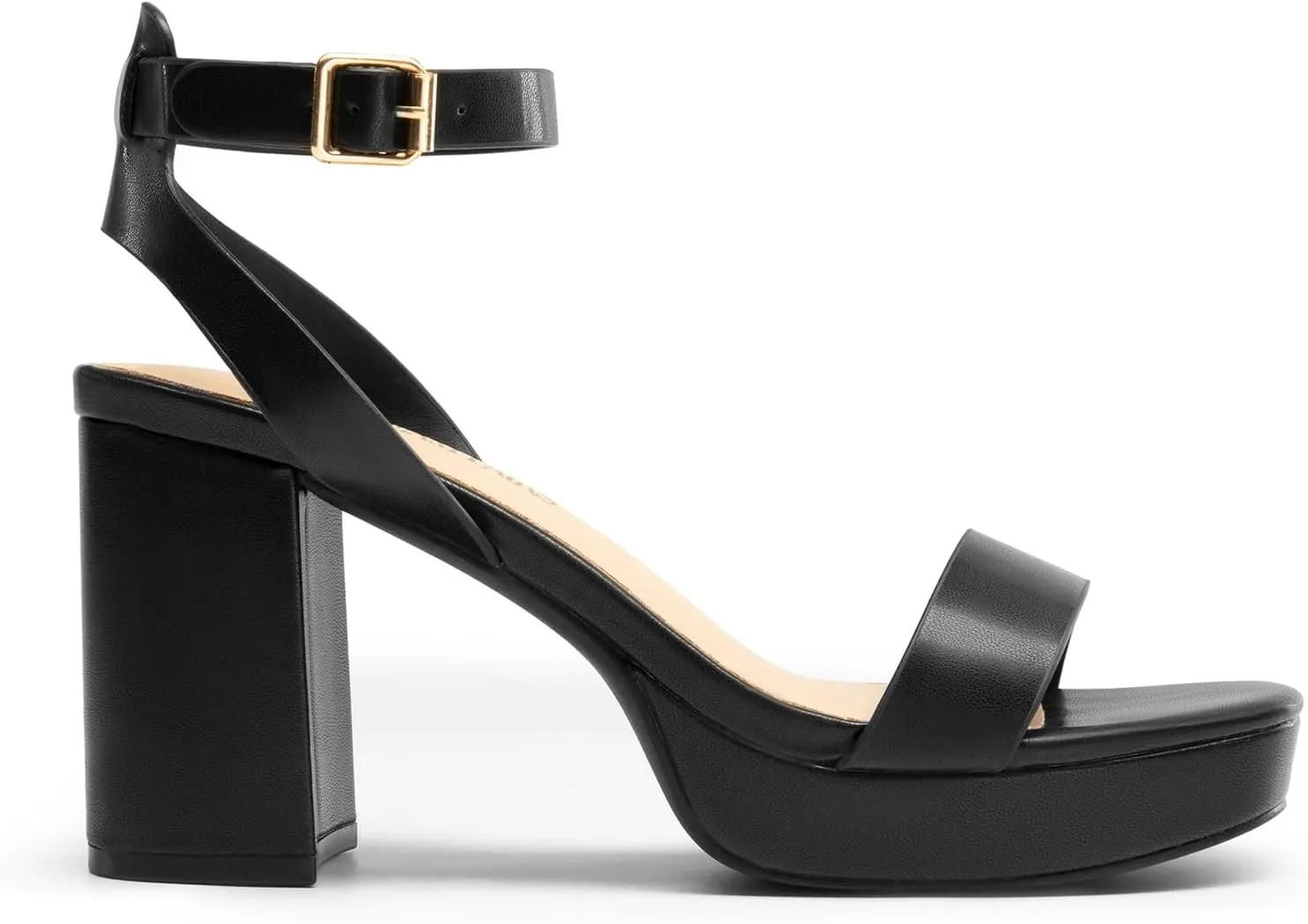 DREAM PAIRS Platform Heels for Women High Block Chunky Open Toe Ankle Strap Heels Fashion Wedding Party Evening Prom Dance Dress Pump Sandals Shoes