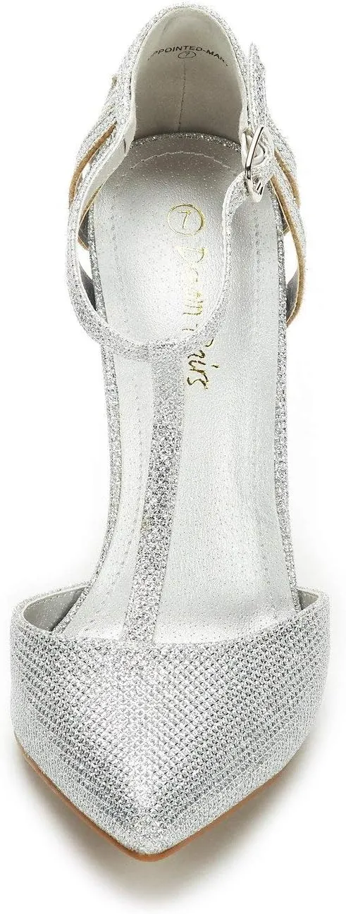 DREAM PAIRS Women's Oppointed-Mary Pump Shoe
