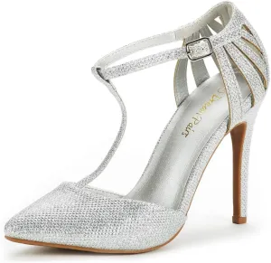 DREAM PAIRS Women's Oppointed-Mary Pump Shoe