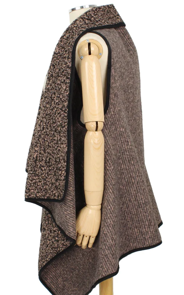 EAV9739 Furry Reversible Cozy Vest