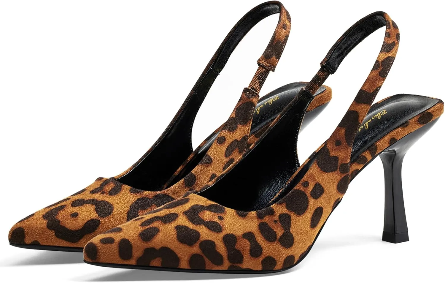 Elisabet Tang 3.14 in Trendy Slingback Stiletto Pumps for Women - Sexy Slip on Pointed Closed Toe mid High Heels Daily Party Office