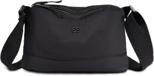Eslcorri Crossbody Bags for Women, Small Shoulder Bag Nylon Simple Purse with Zipper, Lightweight Casual Simple Purse