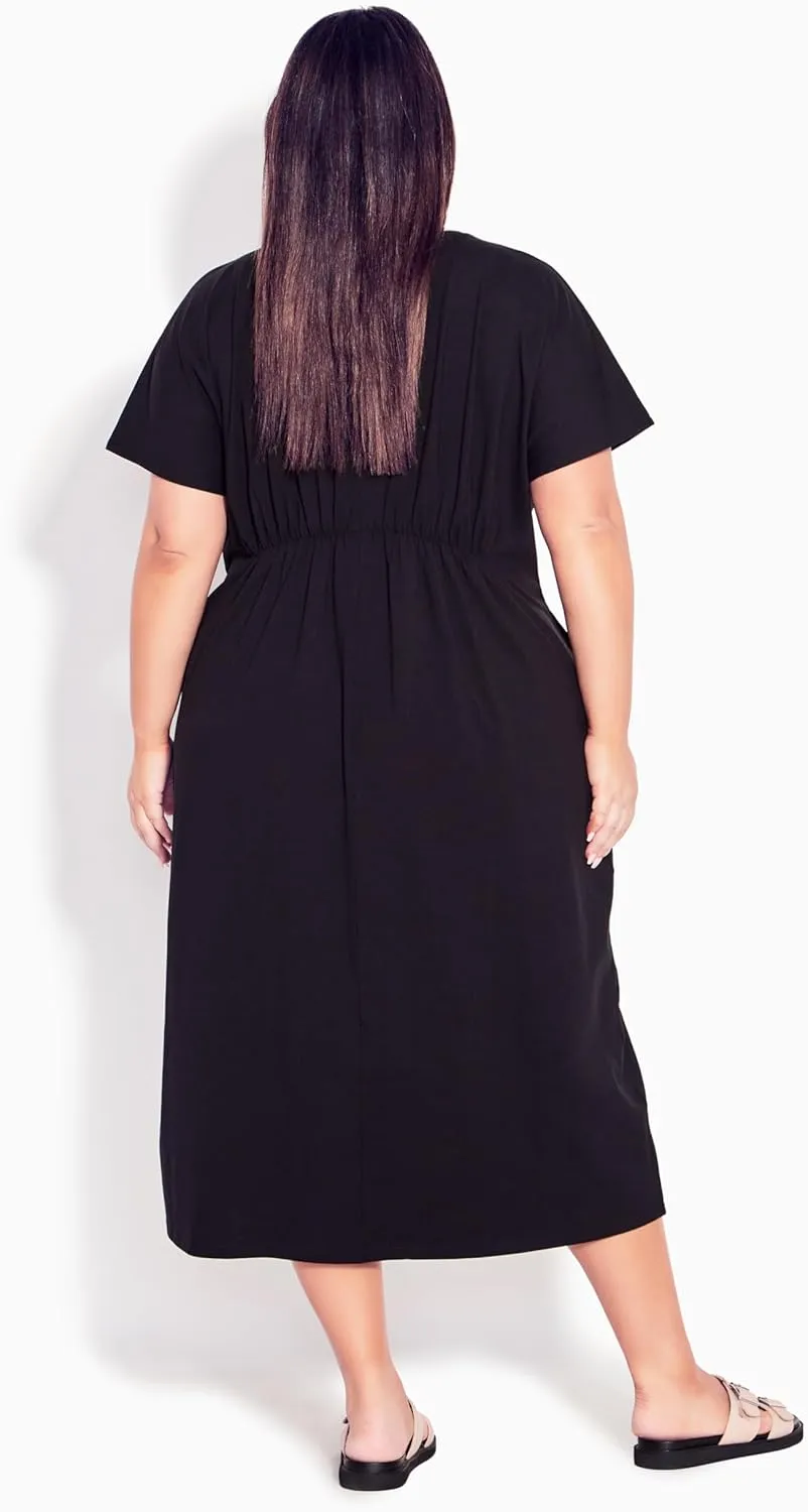 EVANS Women's Plus Size Dress Cool TIE