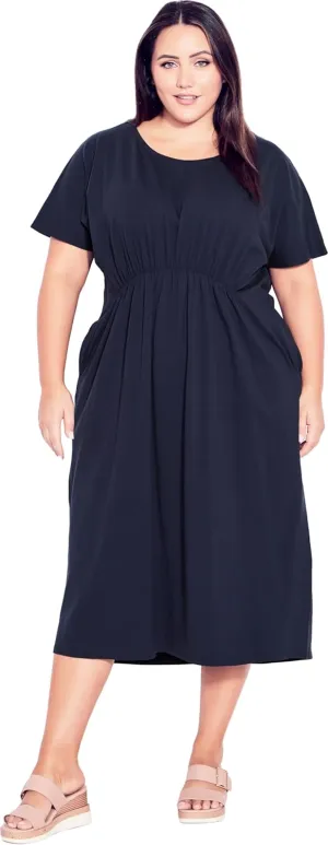 EVANS Women's Plus Size Dress Cool TIE