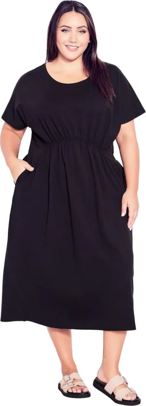 EVANS Women's Plus Size Dress Cool TIE
