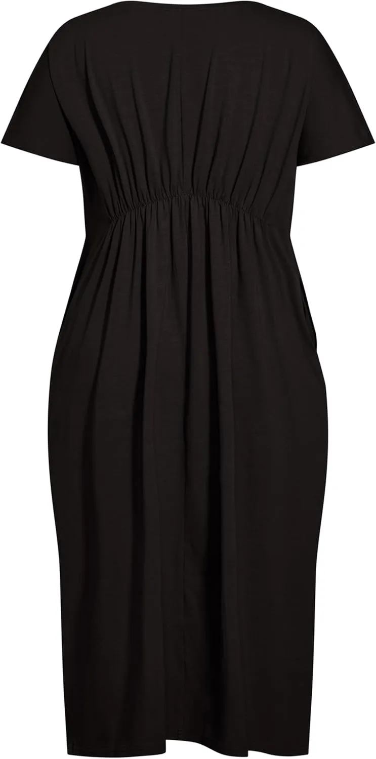 EVANS Women's Plus Size Dress Cool TIE