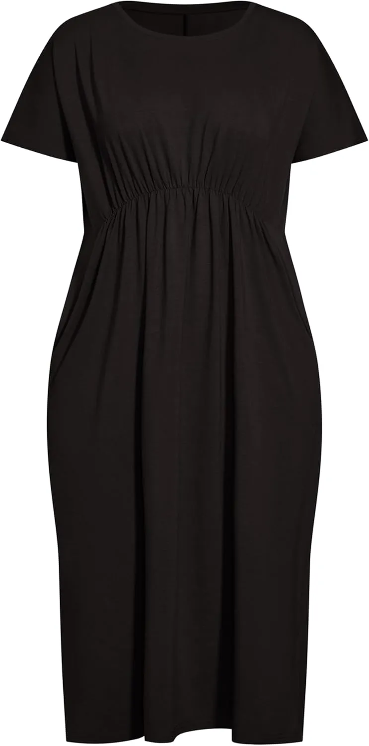 EVANS Women's Plus Size Dress Cool TIE