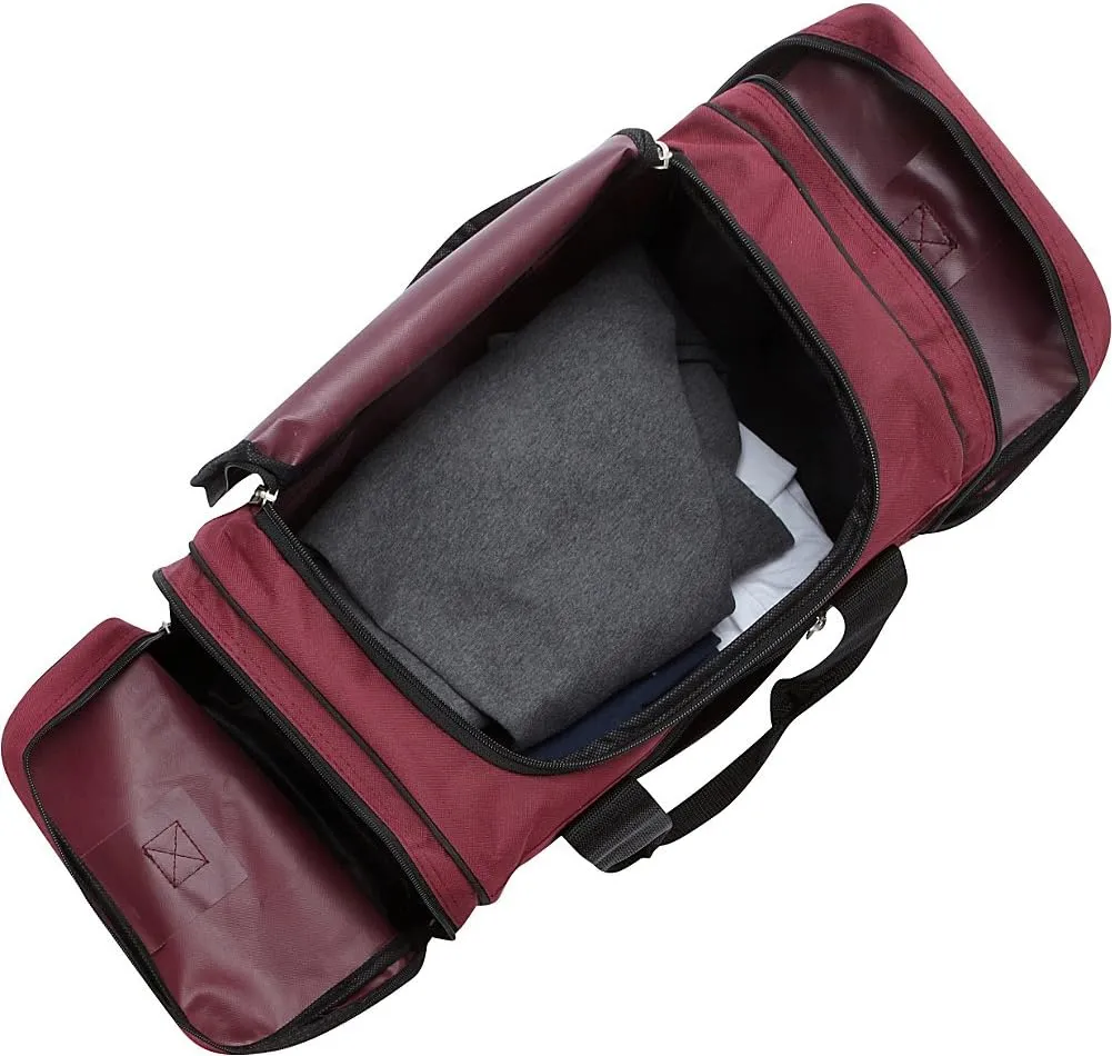 Everest Sporty Crossover Duffel Bag, Dark Gray, One Size