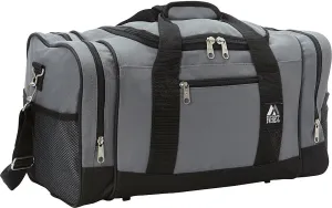 Everest Sporty Crossover Duffel Bag, Dark Gray, One Size